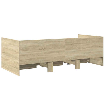 Daybed | Sonoma Oak | Engineered Wood | Small Single
