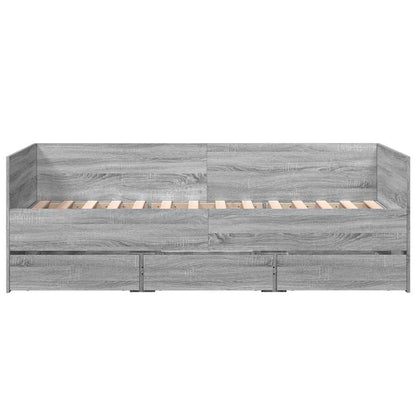 Daybed | Grey Sonoma | Engineered wood | Small Single