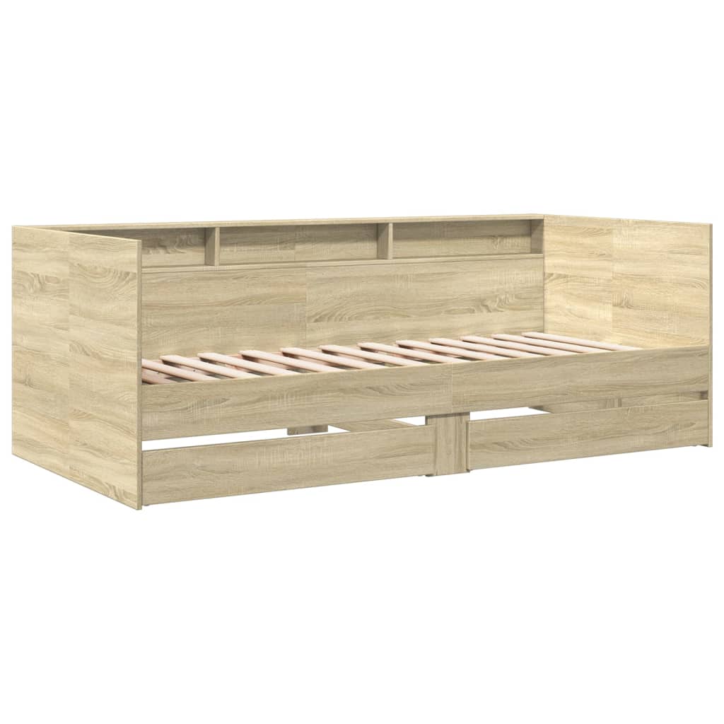 Daybed | Sonoma Oak | Engineered Wood | Single
