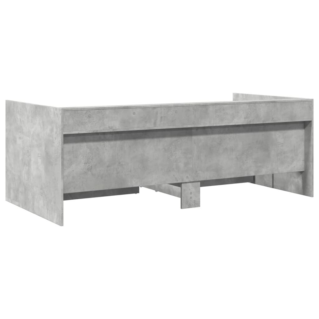 Daybed | Concrete Grey | Engineered Wood | Single | Daybed | Rectangular