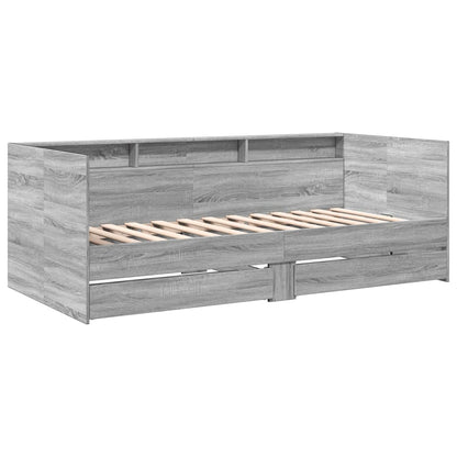 Daybed | Grey sonoma | Engineered wood | Single | Daybed | Rectangular