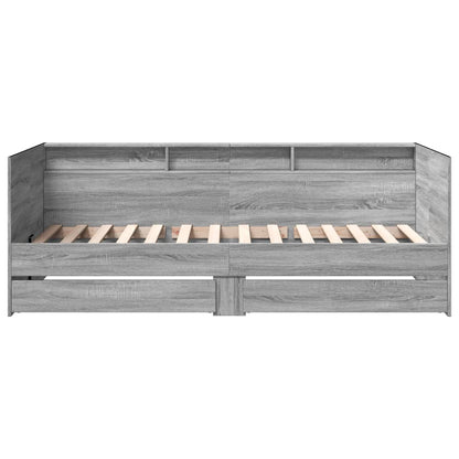 Daybed | Grey sonoma | Engineered wood | Single | Daybed | Rectangular