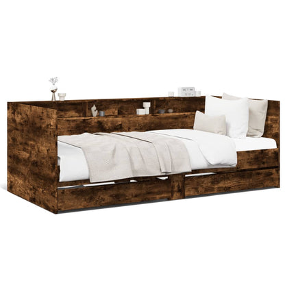 Daybed | Smoked Oak | Engineered Wood | 90x200 cm