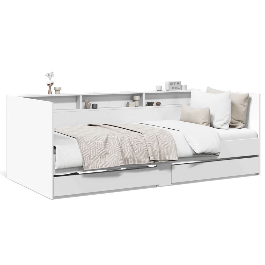 Daybed | White | Engineered wood | Single | Daybed | Rectangular