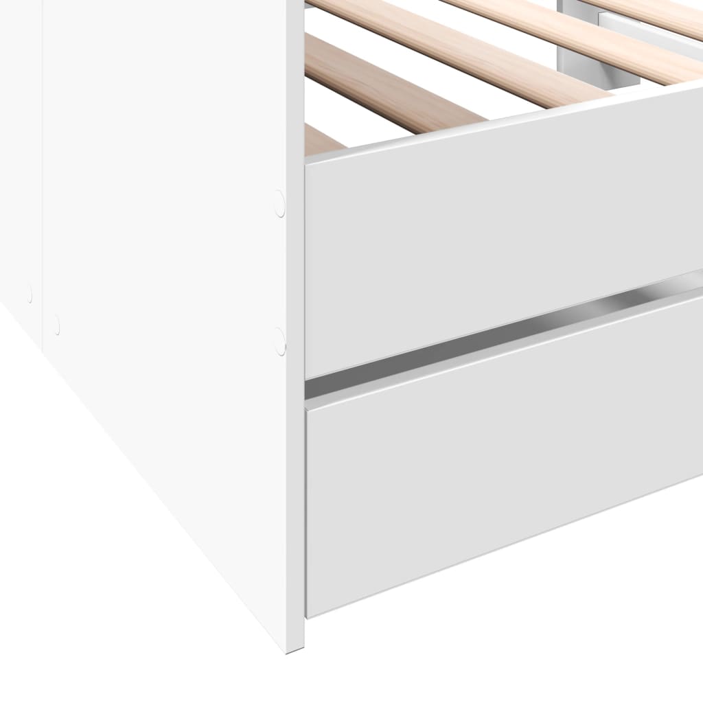 Daybed | White | Engineered wood | Single | Daybed | Rectangular