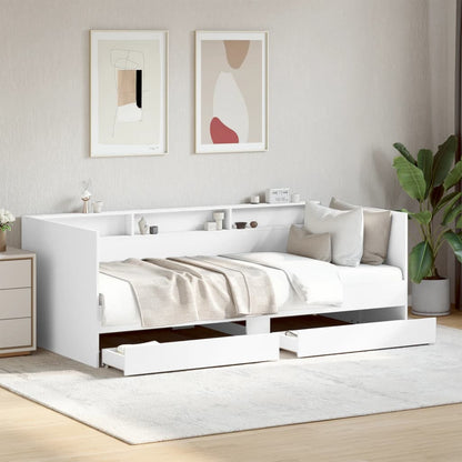 Daybed | White | Engineered wood | Single | Daybed | Rectangular