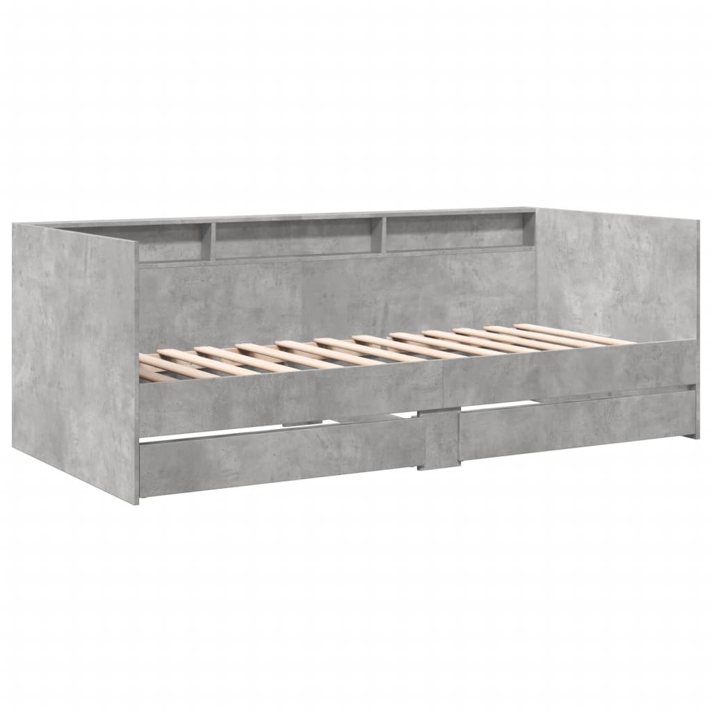 Daybed | Concrete Grey | Engineered Wood | Single