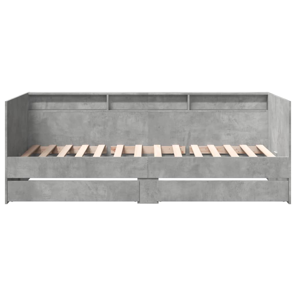 Daybed | Concrete Grey | Engineered Wood | Single