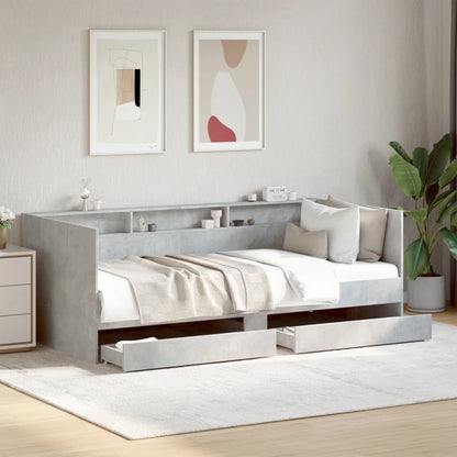 Daybed | Concrete Grey | Engineered Wood | Single