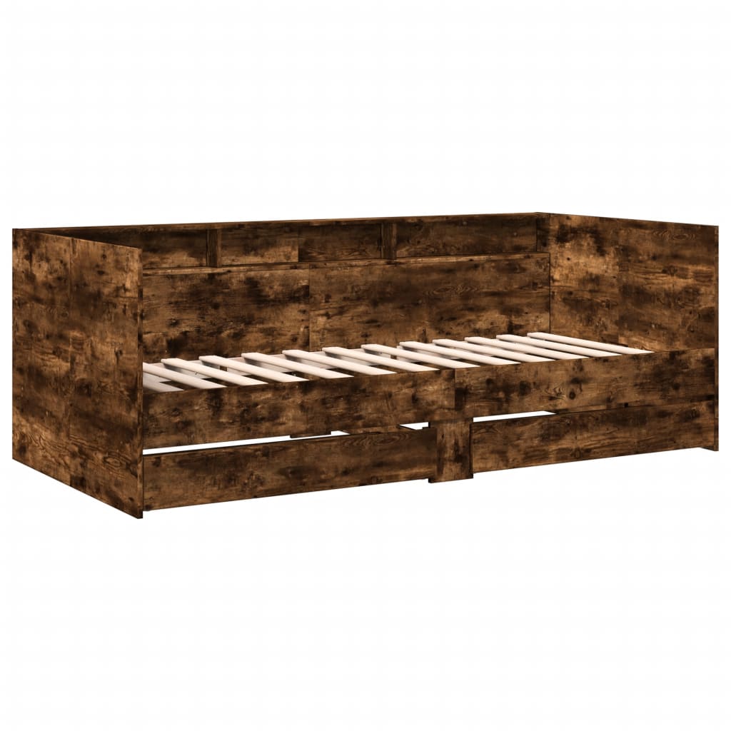 Daybed | Smoked Oak | Engineered wood | Single | Convertible to sofa