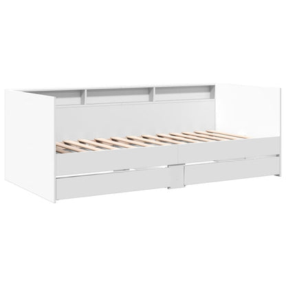 Daybed | White | Engineered wood | Small Single | Daybed | Rectangular