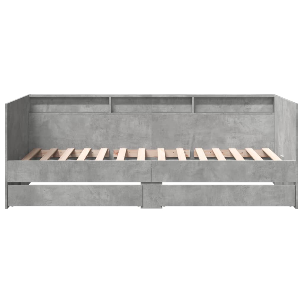 Daybed | Concrete Grey | Engineered Wood | Small Single