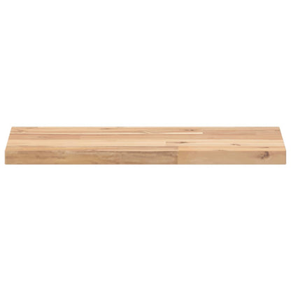 Floating Shelves 3 pcs 60x20x2 cm Untreated Solid Wood Acacia