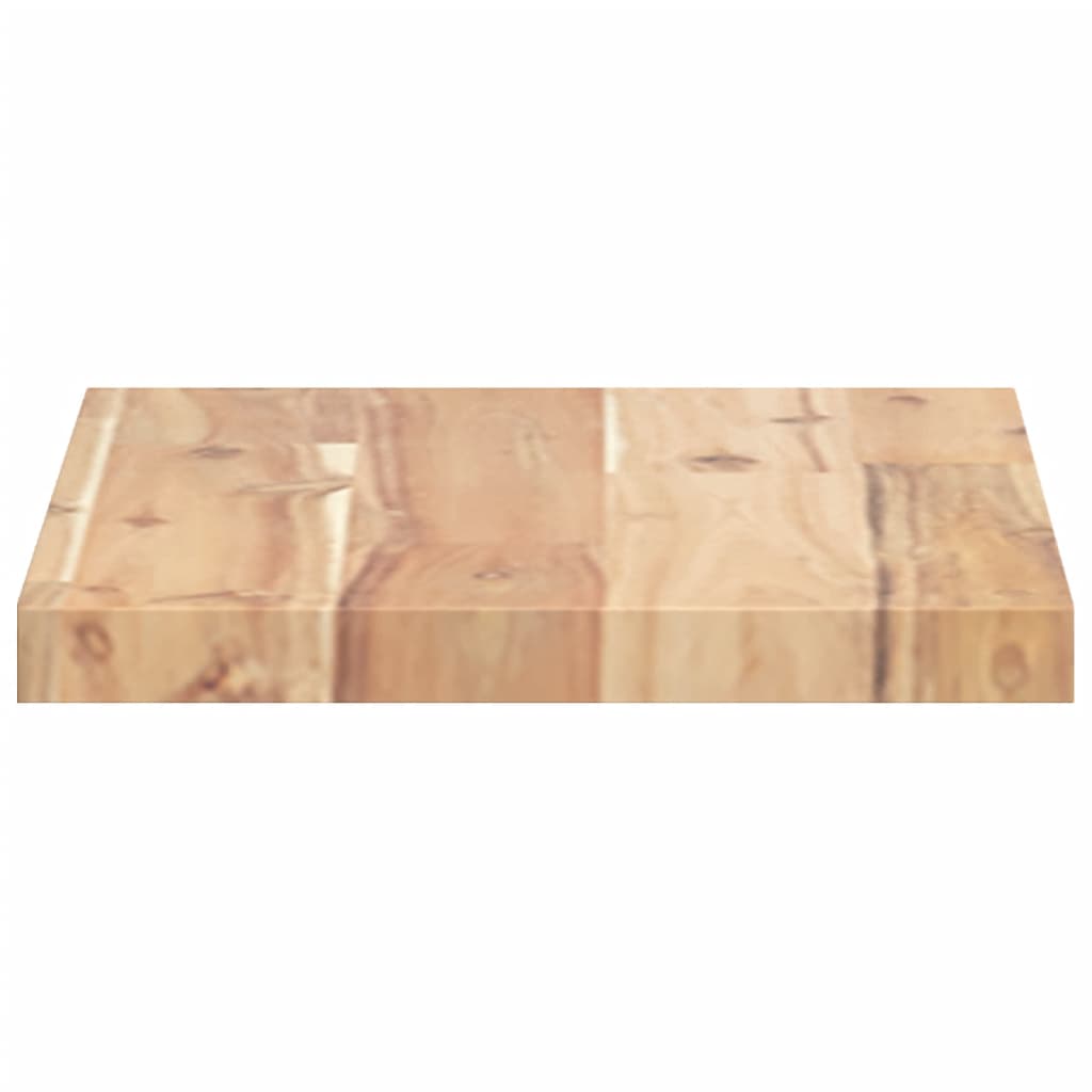 Floating Shelves 3 pcs 60x20x2 cm Untreated Solid Wood Acacia