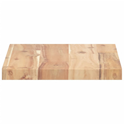 Floating Shelves 3 pcs 60x20x2 cm Untreated Solid Wood Acacia