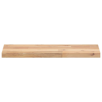 Floating Shelves 4 pcs 60x20x2 cm Untreated Solid Wood Acacia