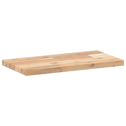 Floating Shelves 4 pcs 60x20x2 cm Untreated Solid Wood Acacia
