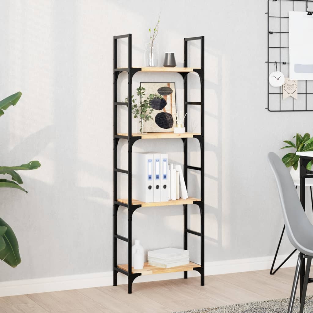 Floating Shelves 4 pcs 60x20x2 cm Untreated Solid Wood Acacia