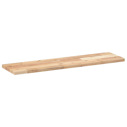 Floating Shelves 3 pcs 80x20x2 cm Untreated Solid Wood Acacia