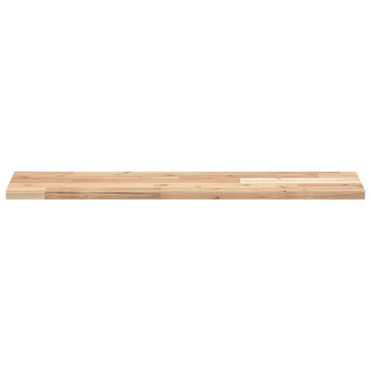 Floating Shelves 3 pcs 100x20x2 cm Untreated Solid Wood Acacia