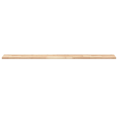 Floating Shelf 120x20x2 cm Untreated Solid Wood Acacia