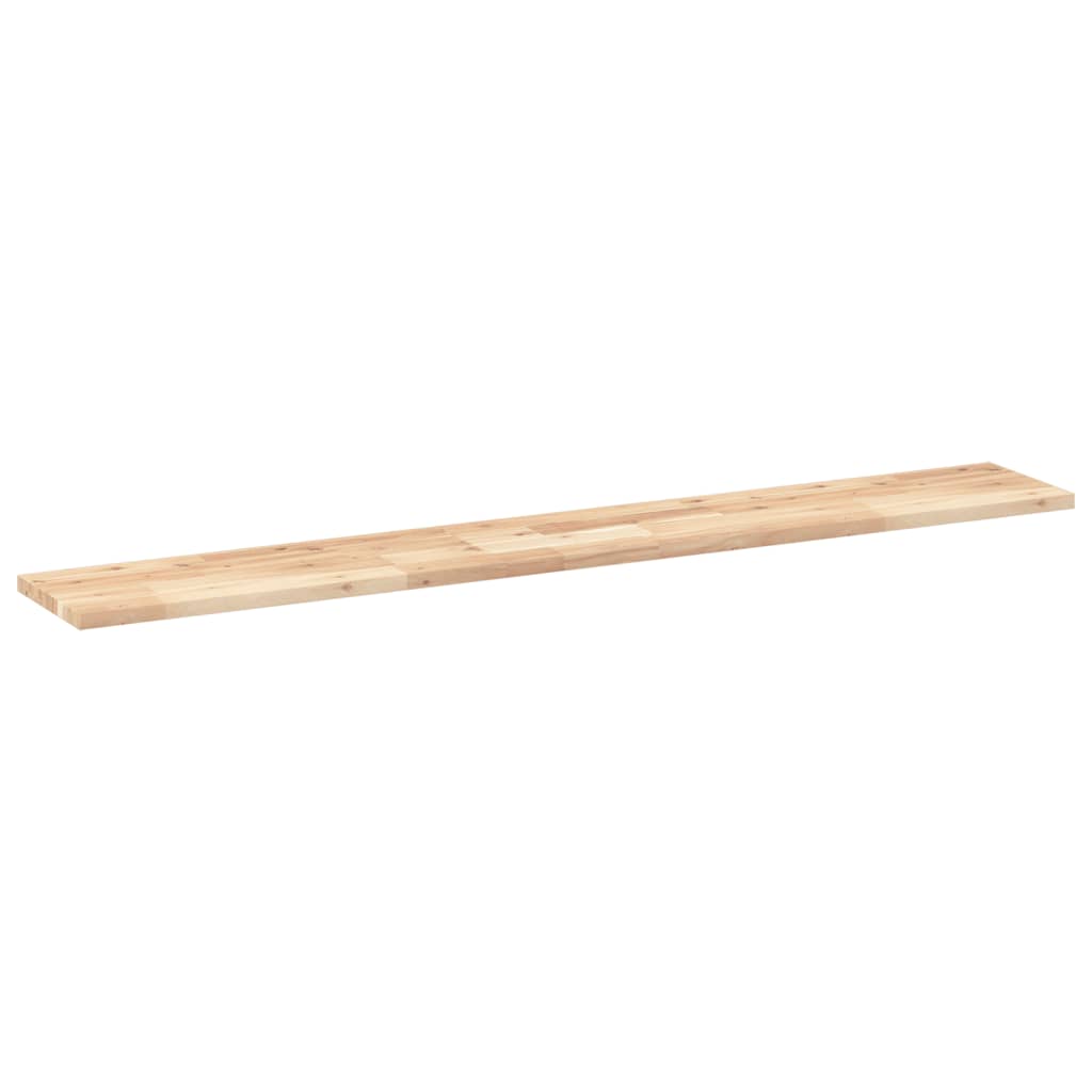 Floating Shelves 2 pcs 120x20x2 cm Untreated Solid Wood Acacia