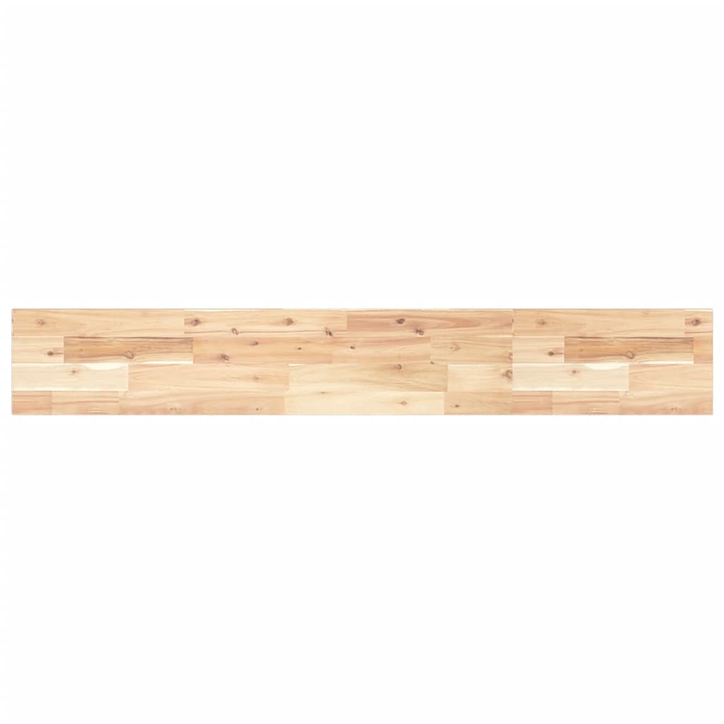 Floating Shelf 160x20x2 cm Untreated Solid Wood Acacia