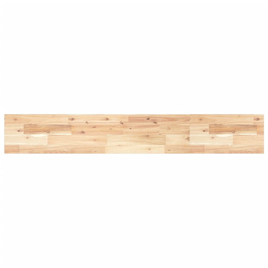 Floating Shelf 160x20x2 cm Untreated Solid Wood Acacia