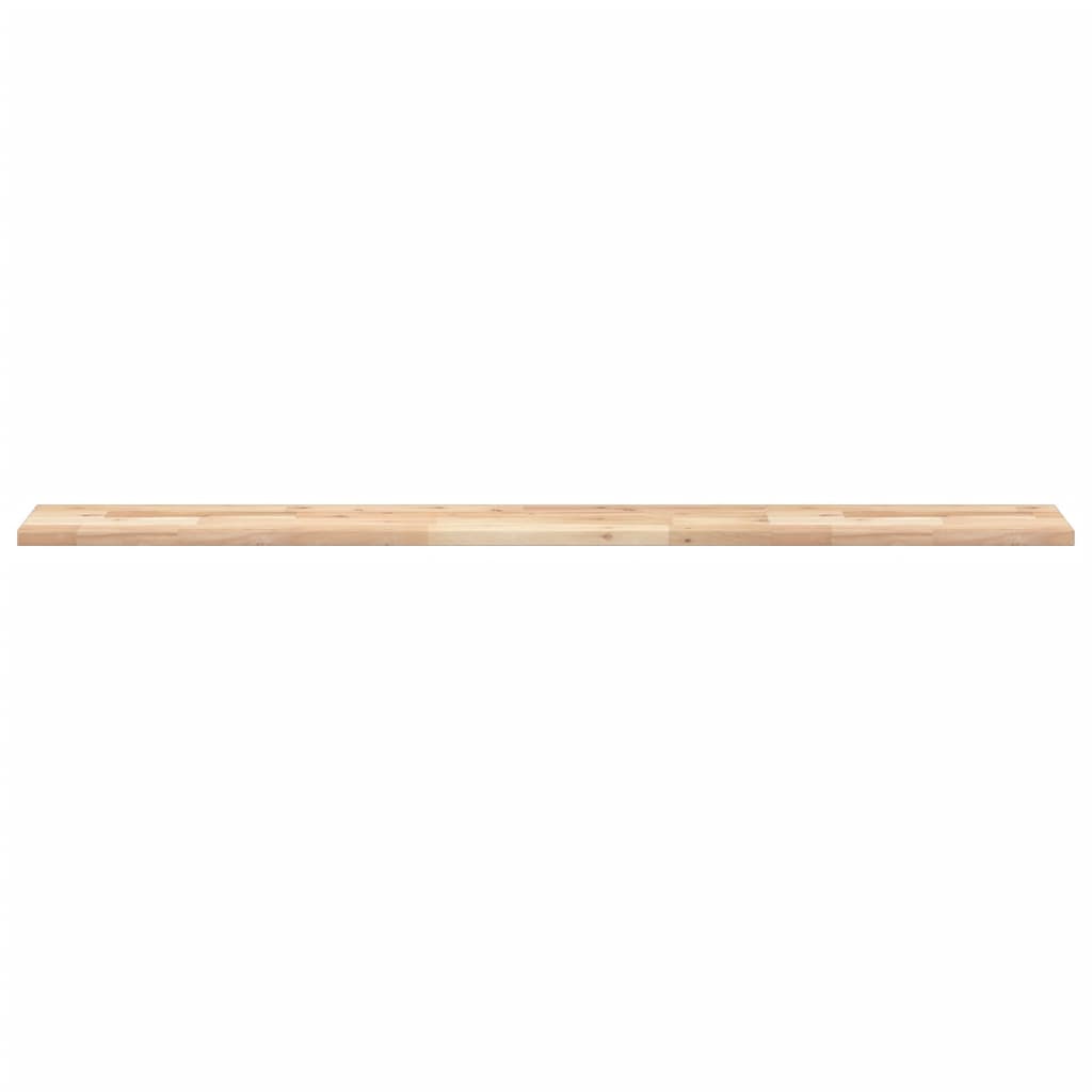 Floating Shelf 160x20x2 cm Untreated Solid Wood Acacia