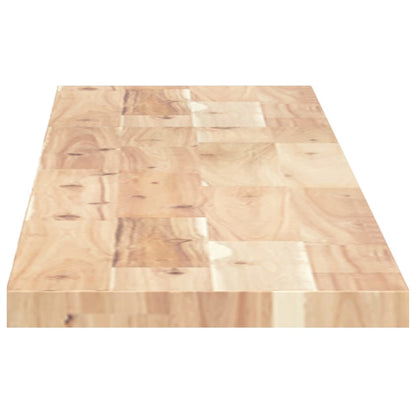 Floating Shelves 2 pcs 160x20x2 cm Untreated Solid Wood Acacia