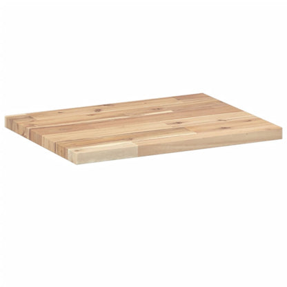 Floating Shelf 40x30x2 cm Untreated Solid Wood Acacia