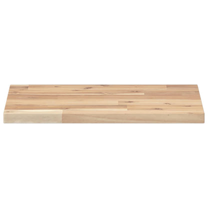 Floating Shelf 40x30x2 cm Untreated Solid Wood Acacia