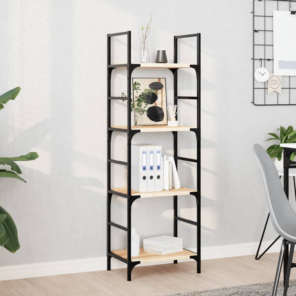 Floating Shelves 4 pcs 60x30x2 cm Untreated Solid Wood Acacia
