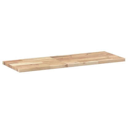 Floating Shelves 3 pcs 100x30x2 cm Untreated Solid Wood Acacia