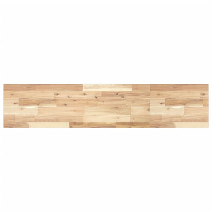 Floating Shelf 120x30x2 cm Untreated Solid Wood Acacia