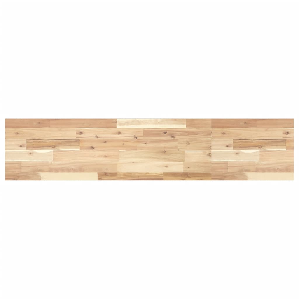 Floating Shelves 2 pcs 120x30x2 cm Untreated Solid Wood Acacia