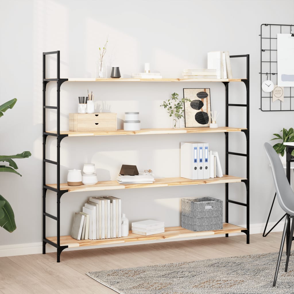 Floating Shelves 2 pcs 120x30x2 cm Untreated Solid Wood Acacia
