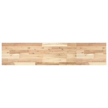 Floating Shelves 3 pcs 120x30x2 cm Untreated Solid Wood Acacia