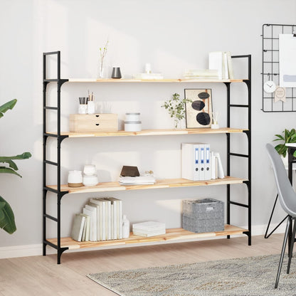 Floating Shelves 3 pcs 120x30x2 cm Untreated Solid Wood Acacia