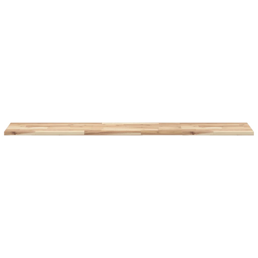 Floating Shelves 2 pcs 140x30x2 cm Untreated Solid Wood Acacia