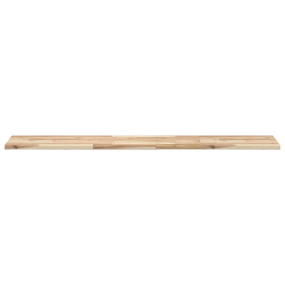 Floating Shelves 4 pcs 140x30x2 cm Untreated Solid Wood Acacia