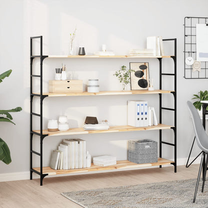 Floating Shelves 3 pcs 160x30x2 cm Untreated Solid Wood Acacia
