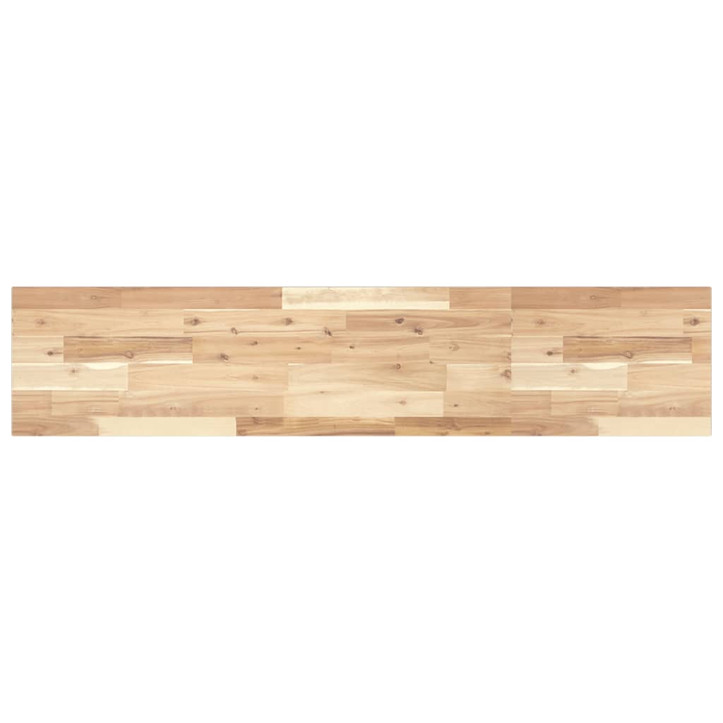 Floating Shelves 4 pcs 160x30x2 cm Untreated Solid Wood Acacia