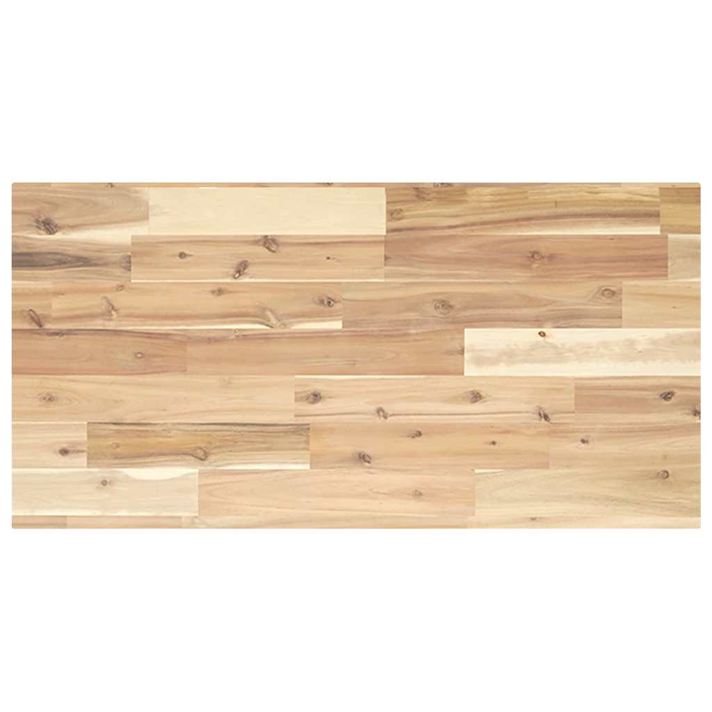 Floating Shelf 80x40x2 cm Untreated Solid Wood Acacia