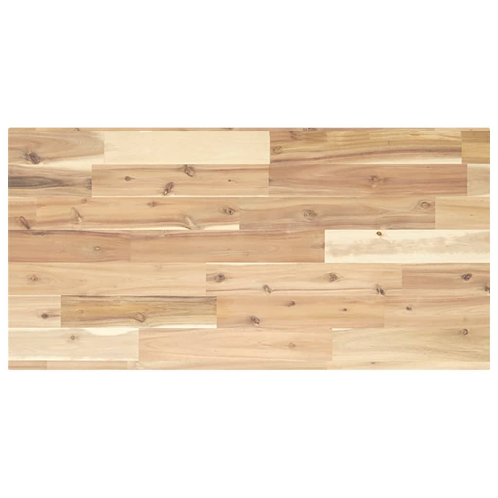 Floating Shelves 3 pcs 100x40x2 cm Untreated Solid Wood Acacia