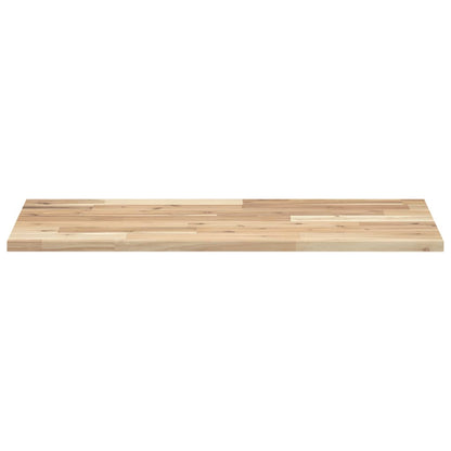 Floating Shelves 4 pcs 100x40x2 cm Untreated Solid Wood Acacia