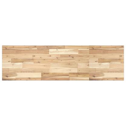 Floating Shelf 120x40x2 cm Untreated Solid Wood Acacia