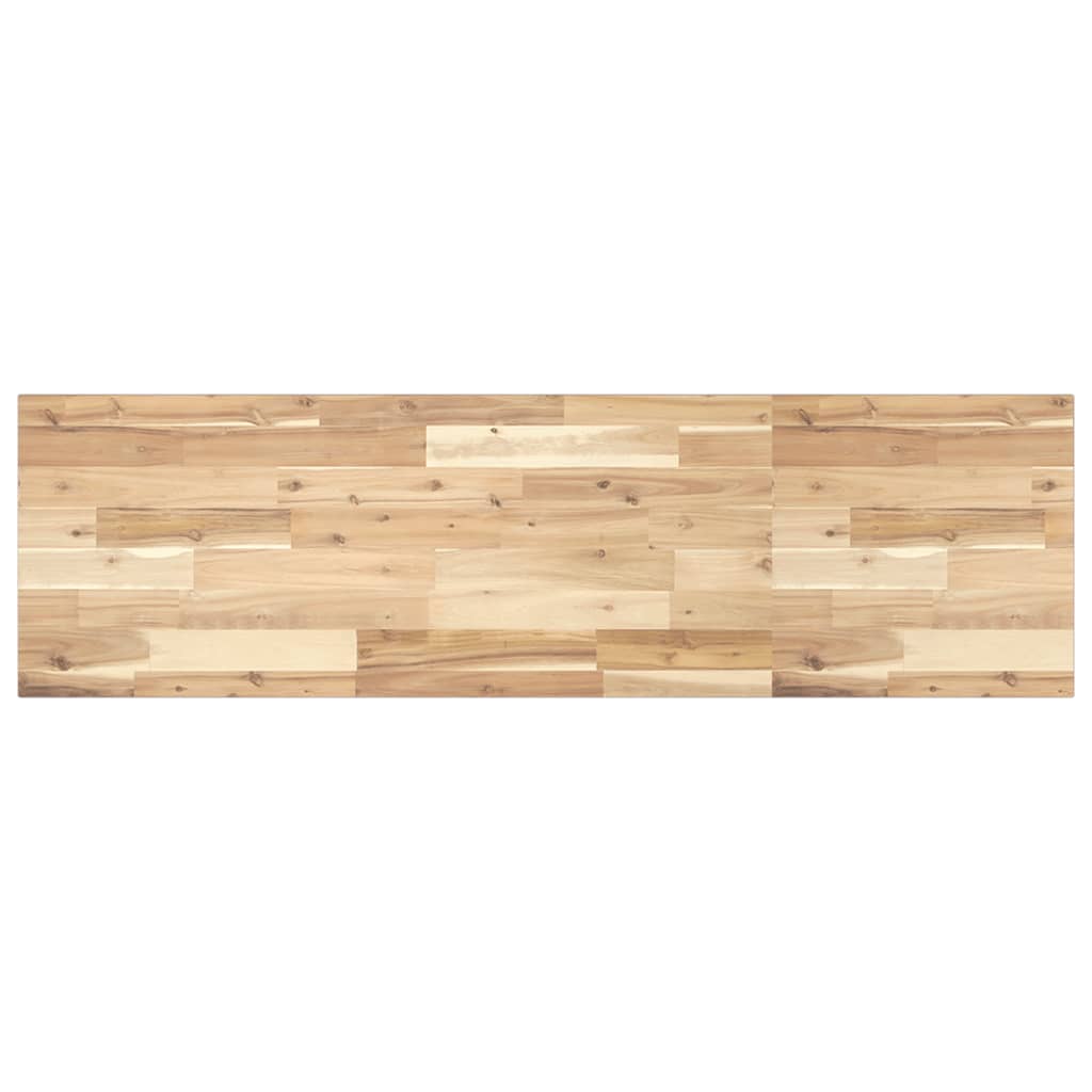 Floating Shelves 2 pcs 120x40x2 cm Untreated Solid Wood Acacia