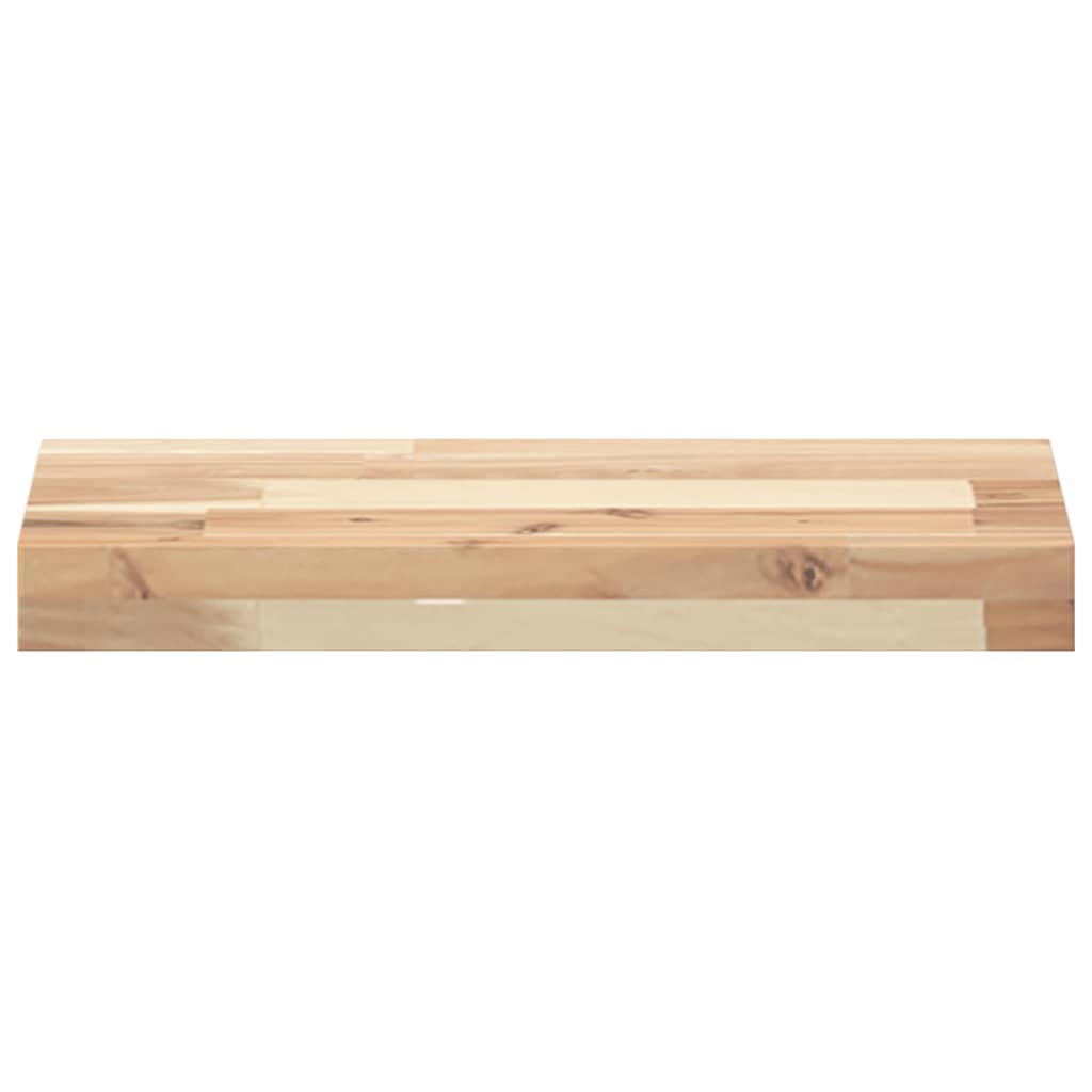 Floating Shelves 2 pcs 40x20x4 cm Untreated Solid Wood Acacia