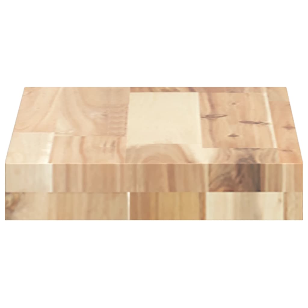 Floating Shelves 2 pcs 40x20x4 cm Untreated Solid Wood Acacia